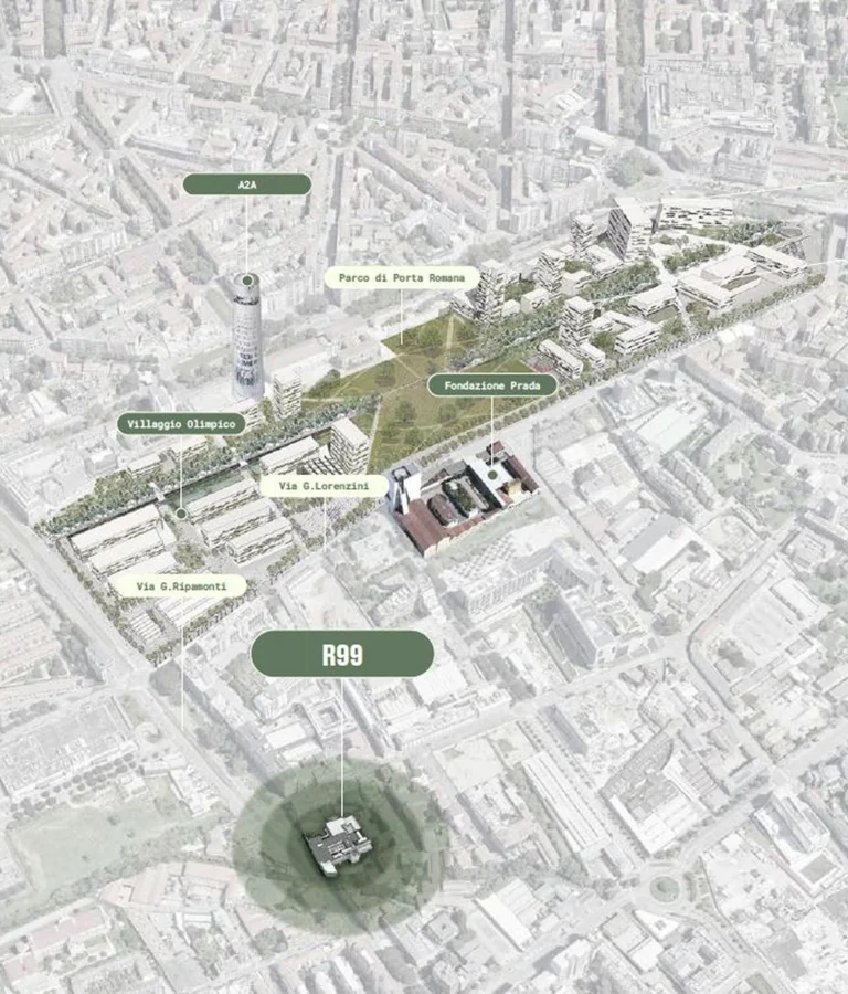 Posizione geografica dell edificio ripamonti 99 uffici in affitto a milano - Ripamonti 99